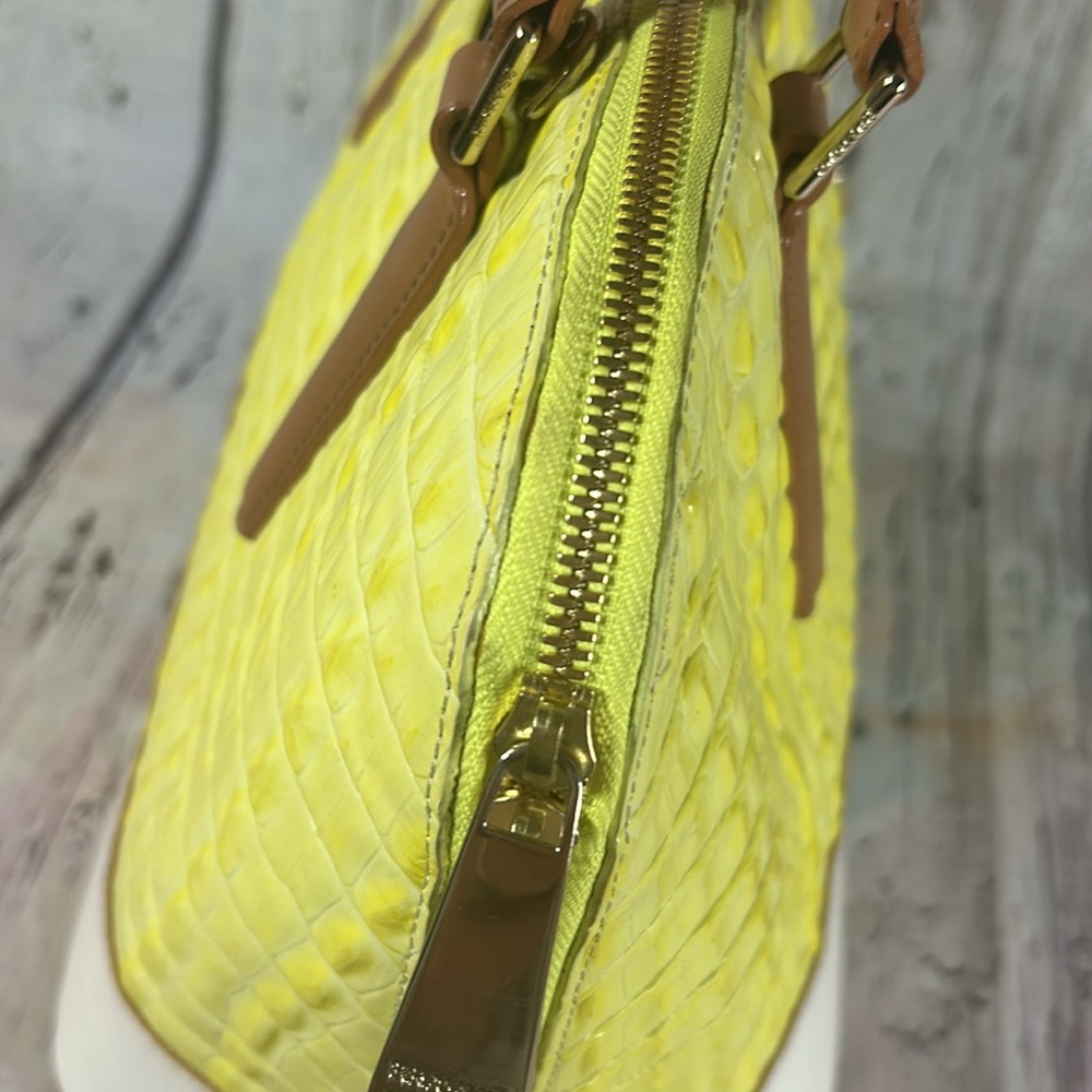 Brahmin Vivian Limelight La Scala Color Block Sat… - image 6